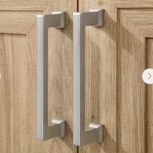 🆕 Bundle of 2 Glacier Bay brushed satin nickel cabinet pulls